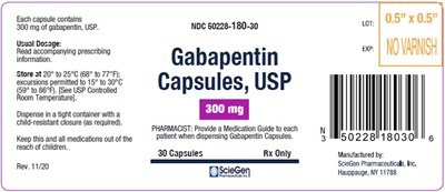 Gabapentin 300mg 30s